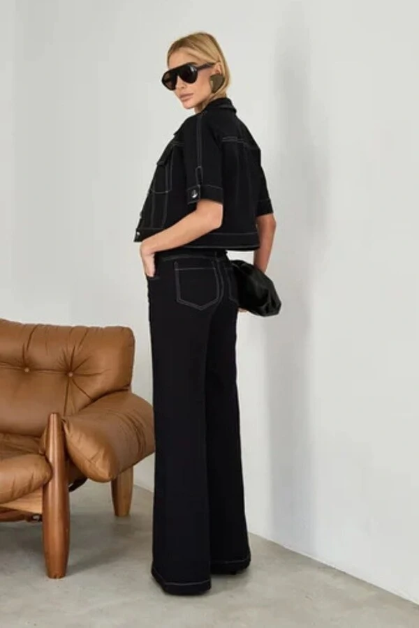 Conjunto Pesponto Botão Tartaruga