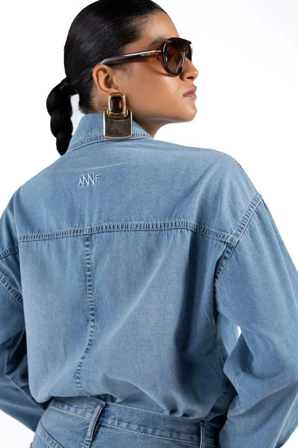 Camisa Jeans Oversized