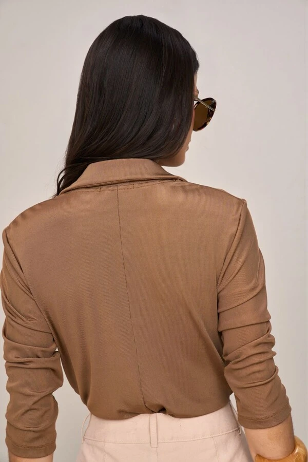 Blusa Manga 3/4 Gola Degage