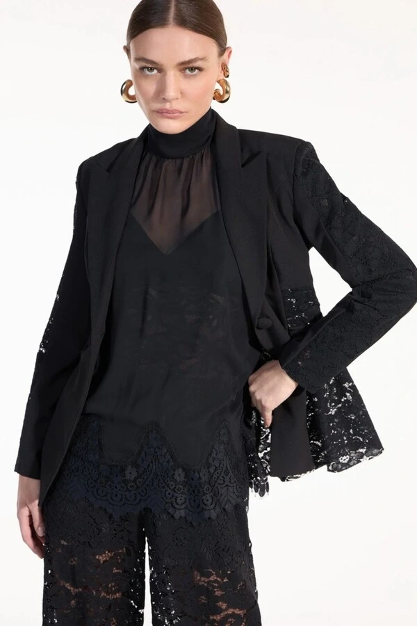 Blusa Detalhe Renda