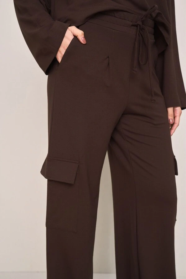 Calça Reta Relax Bolso