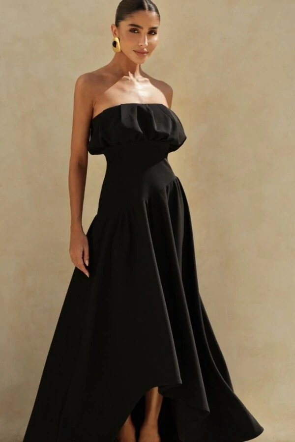 Vestido Midi Saia Assimétrica