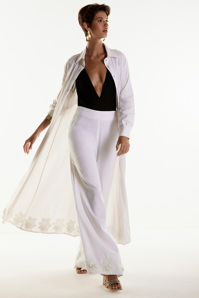 FotoCalça Pantalona Flores