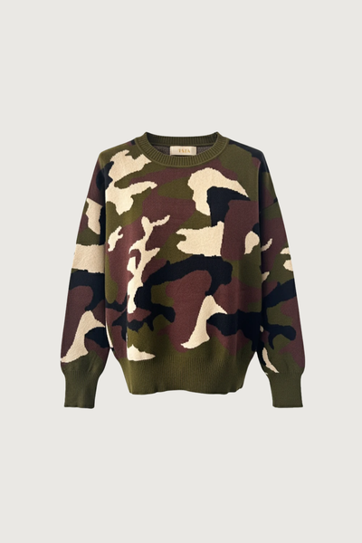 Foto Tricot Camuflagem