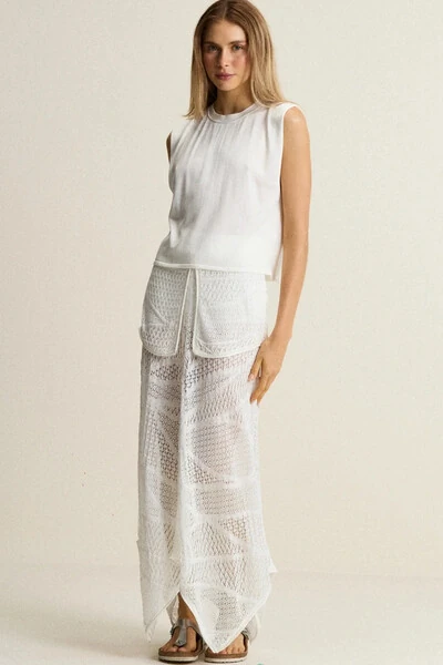 Cropped Iris + Saia Flora