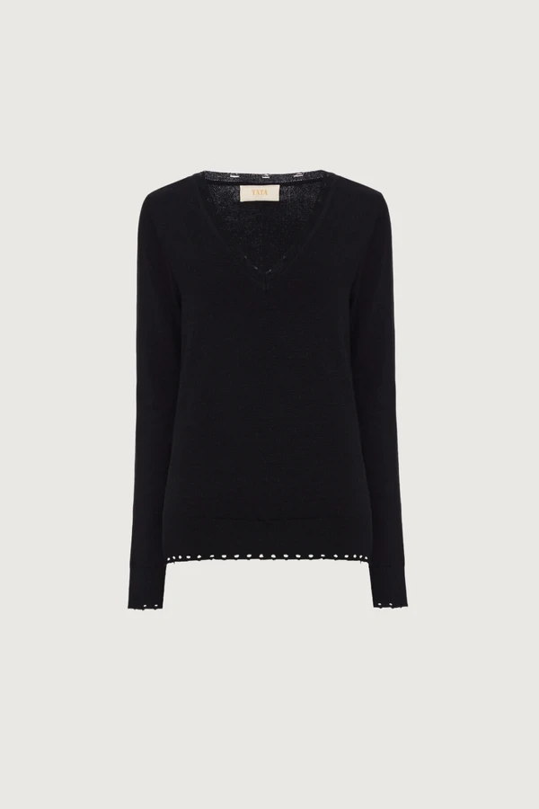 Tricot Amor Perfeito Decote V