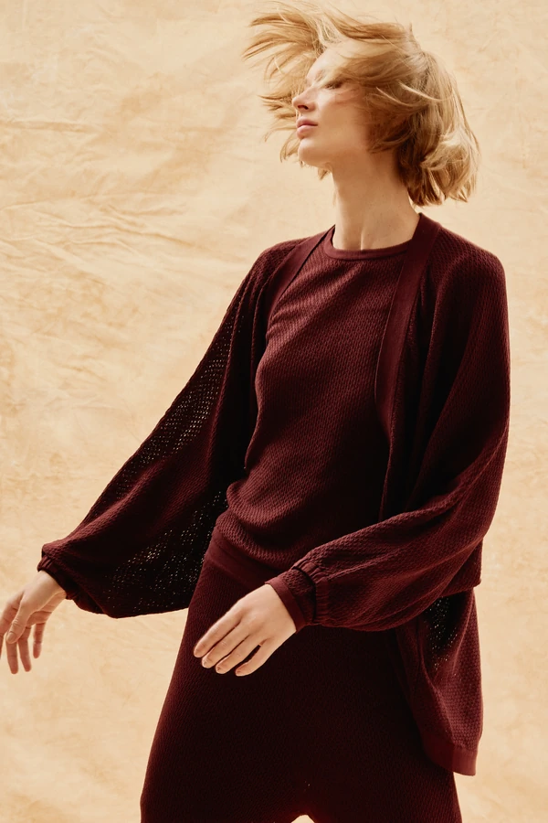 Kimono Aura + Tricot Aura + Calça Aura