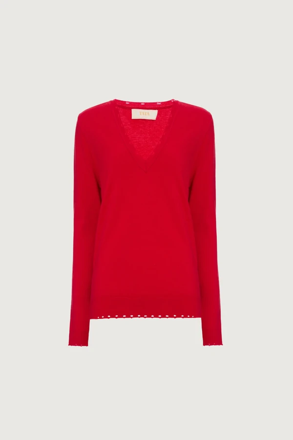 Tricot Amor Perfeito Decote V