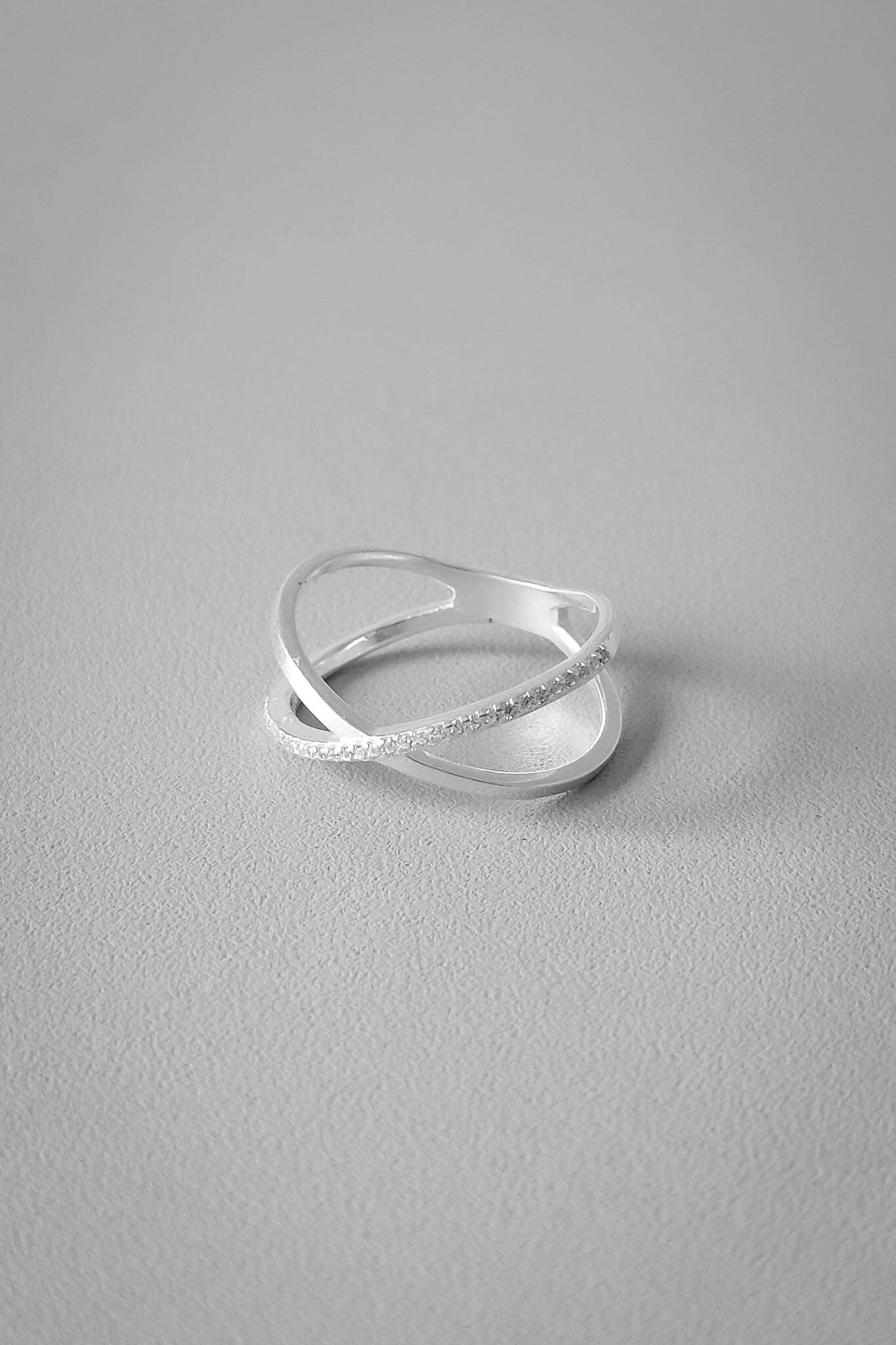 FotoAnel X Fio Cravejado | Prata 925 | Design Moderno