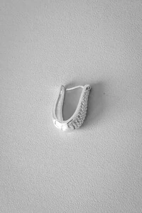 Brinco Argola Orgânica M | Prata 925 | Minimalista