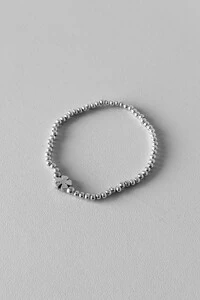 Pulseira Bolinhas | Banho de Prata | Trevo da Sorte