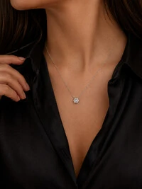 Colar Astro | Prata 925 | Moissanite