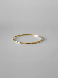 Pulseira Argola Lisa 2mm | Prata 925 com Banho de Ouro 18k | Minimalista