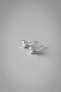 Brinco Ponto de Luz | Banho de Ródio | Clássico