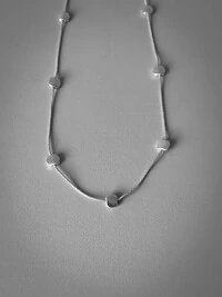 Colar Ponto Geométrico | Banho de Prata 925 | Minimalista e Sofisticado