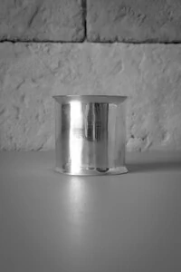 Bracelete Liso Curvo | Banho de Prata 925 | Minimalista