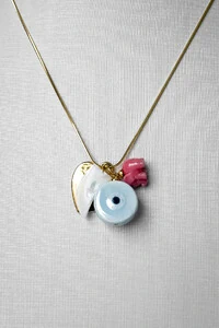 Colar Patuá da Sorte | Banho Ouro 18k | Energético