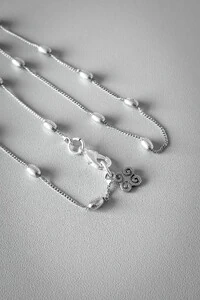 Corrente Longa com Elos Ovais | Banho de Prata 925 | Sofisticada