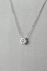 Colar Astro | Prata 925 | Moissanite