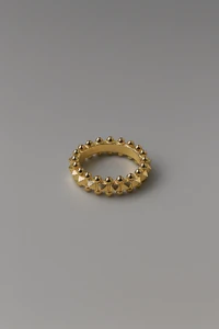 Anel Spikes | Banho de Ouro 18k | Moderno