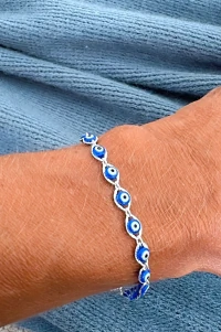 Pulseira Olho Azul | Prata 925