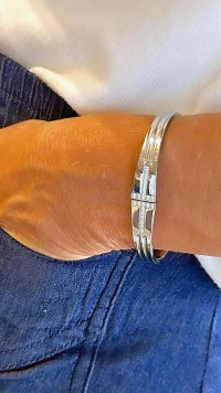 Bracelete Raissa | Banho Ródio