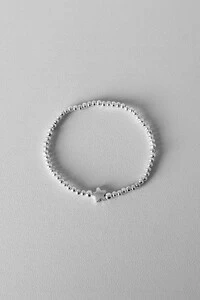 Pulseira Bolinhas | Banho de Prata | Estrela