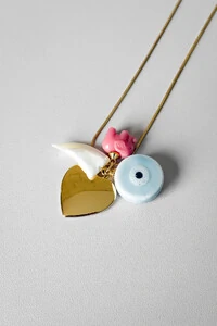 Colar Patuá da Sorte | Banho Ouro 18k | Energético