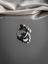 Anel Flor Margarida Polida | Prata 925 | Romântico e Delicado