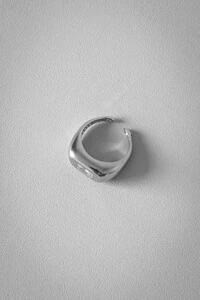 Anel Cristal Ajustável | Banho de Ródio | Moderno