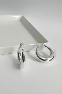 Brinco Monalisa | Banho Prata 925