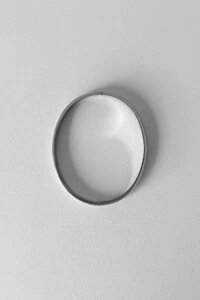 Bracelete Rígido Oval Liso | Prata 925 | Minimalista