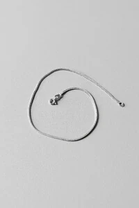 Tornozeleira Delicada 25cm | Prata 925 | Minimalista