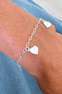 Pulseira Coração Ciganinha | Prata 925