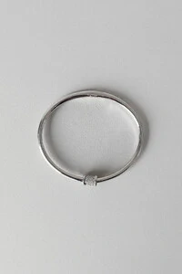 Bracelete Orbit | Banho de Ródio | Microzircônias