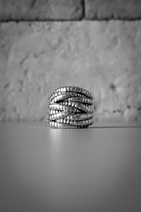Anel Cordas Entrelaçadas | Prata 925 | Exclusivo