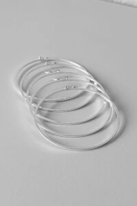 Bracelete Fio Quadrado Liso 2mm | Prata 925 | Minimalista