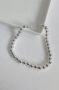 Pulseira Bolinhas P | Banho Prata 925