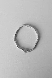Pulseira Bolinhas | Banho de Prata | Trevo da Sorte