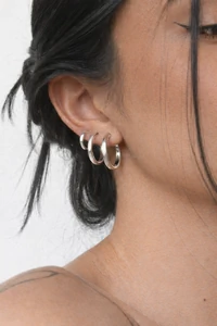 Brinco Argola Fio Quadrado 2mm | Prata 925