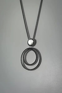 Colar Esferas Abertas Granuladas | Banho de Prata 925 | Marcante