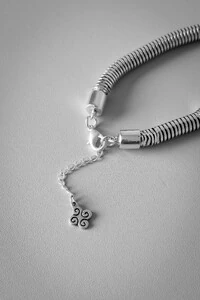 Colar Cobra Grosso | Banho de Prata 925 | Moderno