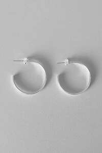 Brinco Argola Aberta 3mm | Prata 925 | Minimalista