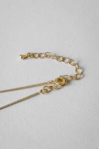 Colar Pingente Redondo Cravejado | Banho Ouro 18k | Delicado