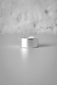 Anel Redondo Liso Bold | Prata 925 | Minimalista