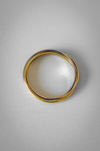 Pulseira Três Fios | Banho Ouro 18k Rose e Ródio