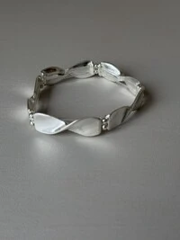 Pulseira Elos Torcidos Banho de Prata