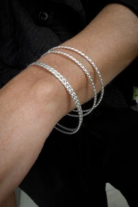 Pulseira Fio Torcido | Prata 925 | Clássica