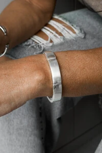 Pulseira Blocos Articulados | Banho de Prata 925 | Minimalista