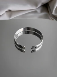 Bracelete Flores Delicadas | Banho de Prata 925